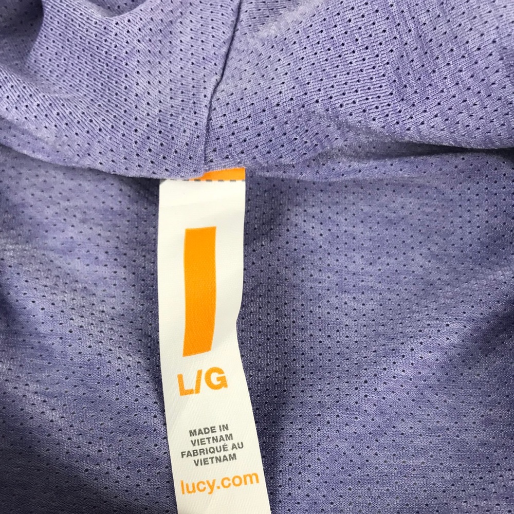Lucy Yoga Flow Top Faux Wrap Dolman Large L - Picture 2 of 7